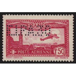 Poste Aérienne n°6d, perforé E.I.P.A.30, carmin, neuf ** sans charnière - TB