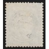 n°60A, variété "grande cassure", Cérès 25c bleu, Type I, oblitéré - TB