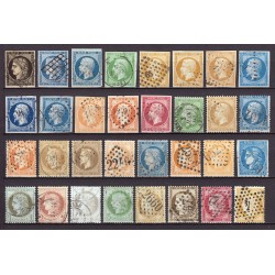 France 1849/1890 - Superbe collection 53 timbres Napoléon Cérès - TB 1er choix