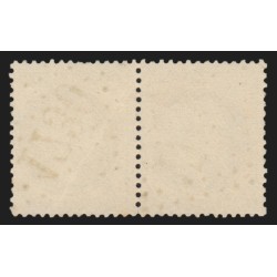 n°27A paire, 4c gris, Type I, oblitéré GC 1730 GUERANDE indice 4 - TB