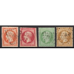 France 1849/1875 - Superbe collection 35 timbres Napoléon Cérès - TB 1er choix