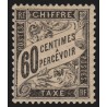 Taxe n°21, Duval 60c noir, neuf * avec charnière - TB