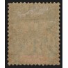 NOUVELLE-CALEDONIE n°53, 1fr olive, neuf * avec légère trace de charnière - TB