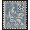 n°118, Mouchon 25c bleu, Type II, neuf ** sans charnière - TB D'ASPECT