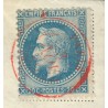 Ballon monté "Le Ferdinand Flocon", càd rouge NOV./1870 pour Scey - Certificat