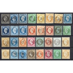 France 1849/1875 Belle collection Napoléon et Cérès COTE 1.900 € - TB D'ASPECT