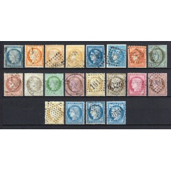 France 1849/1875 Belle collection Napoléon et Cérès COTE 1.900 € - TB D'ASPECT