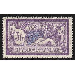 n°206, Merson 3fr violet et bleu, neuf ** sans charnière - TB