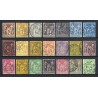 France 1876/1890 - Belle collection au type Sage COTE 1.200 € - TB D'ASPECT