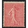 n°129a, Type II, variété "R sans ombre", Semeuse lignée 10c rose, neuf * - TB