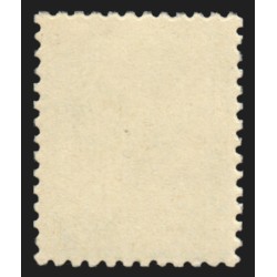 n°630, variété "impression double", Coq d'Alger 10c vert-jaune, neuf ** SUPERBE