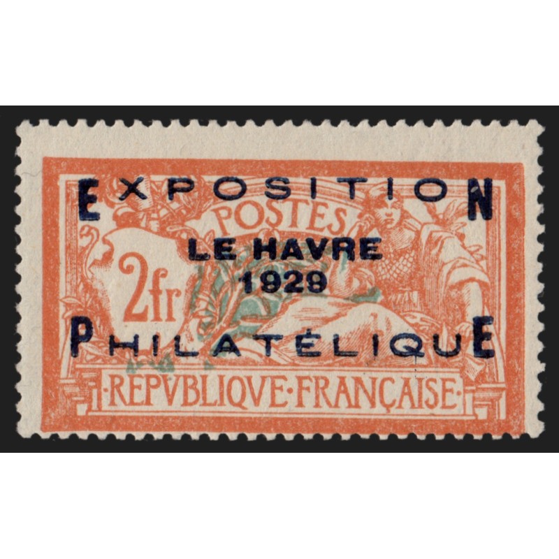 n°257A, Exposition Le Havre 1929, neuf ** sans charnière - TB