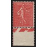 n°199 variété "faciale maculée", Semeuse 50c rouge, neuf ** sans charnière - TB