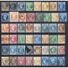 France 1849/1875 - Collection 48 timbres Cérès, Napoléon - COTE 2.450 €