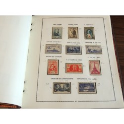 France 1938/1968 Collection complète neufs ** sans charnière COTE 4200€ + album