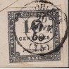 Timbres-Taxe n°1, oblitéré càd ANGOULEME Cachet OR cerclé, signé CALVES - TB