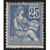 n°118, Mouchon 25c bleu, Type II, neuf ** sans charnière - B/TB