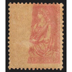 n°116b, variété "impression recto-verso partielle", Mouchon 10c rouge, neuf *