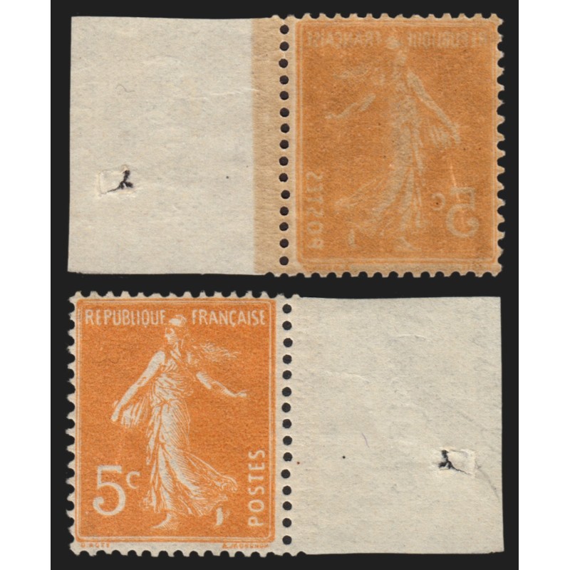 n°158, variété "impression recto-verso", neuf ** sans charnière - SUPERBE