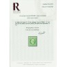 n°12, Napoléon non-dentelé, 5c vert, neuf * avec gomme - TB - Certificat ROUMET