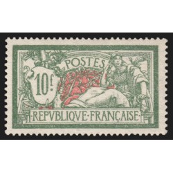 n°207, Merson 10fr vert et rouge, neuf ** sans charnière - TB