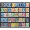 France 1849/1890 - Superbe collection 40 timbres Napoléon Cérès - TB 1er choix