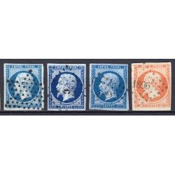 France 1849/1890 - Superbe collection 40 timbres Napoléon Cérès - TB 1er choix