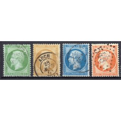 France 1849/1890 - Superbe collection 40 timbres Napoléon Cérès - TB 1er choix