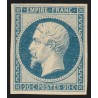 n°14A, Napoléon non-dentelé 1854, 20c bleu, neuf ** sans charnière - SUPERBE