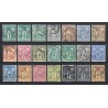 France 1876/1890 - Belle collection au type Sage COTE 1.150 € - TB D'ASPECT