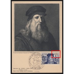 n°929, Léonard de Vinci, obl 1er Jour Congrès d'Amboise Carte-Maximum - RARE