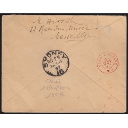 Sage n°89 + n°90 lettre pour Sydney, Nouvelle Galles du Sud, Australie - TB