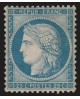 n°60A, Cérès 25c bleu, Type I, neuf * avec légère trace de charnière - TB