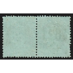 n°19 paire, Napoléon 1c vert-olive, oblitéré GC 4621 VAREN indice 12 - B/TB