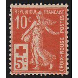 n°147, Semeuse Croix-Rouge 1914, neuf ** sans charnière - TB