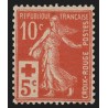 n°147, Semeuse Croix-Rouge 1914, neuf ** sans charnière - TB