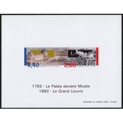 n°2851/2852, épreuve de luxe, Bicentenaire du Musée du Louvre 1993 - SUPERBE