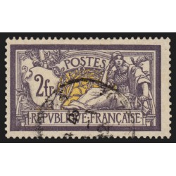 n°122, Merson 1900, 2fr violet et jaune, oblitéré - TB