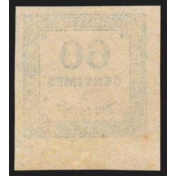 Timbres-Taxe n°9, bord de feuille, 60c bleu, neuf ** sans charnière - SUPERBE