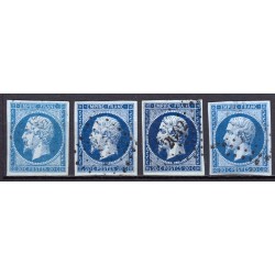 France 1849/1890 - Superbe collection 64 timbres Napoléon Cérès - TB 1er choix