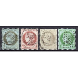 France 1849/1890 - Superbe collection 64 timbres Napoléon Cérès - TB 1er choix