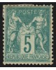 n°64, Sage 5c vert, Type I, neuf * avec charnière, pièce d'attente