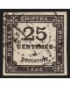 Timbres-Taxe n°5, 25c noir, oblitéré - TB