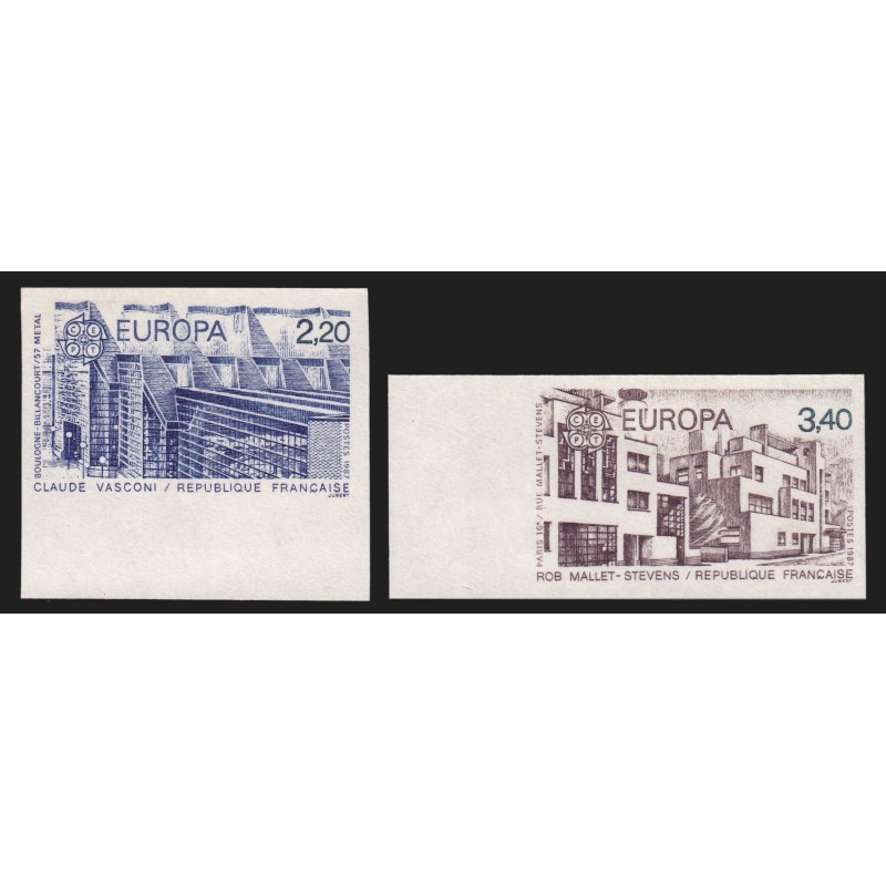 n°2471/2472 non-dentelés, Europa 1987, neufs ** sans charnière - TB