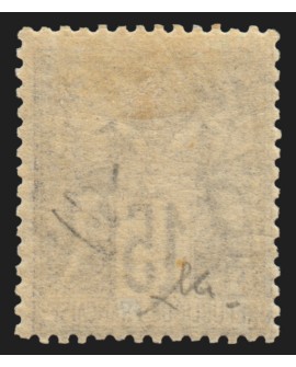 n°66, Sage 15c gris, Type I (N sous B), neuf * légère trace de charnière - B/TB