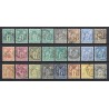 France 1876/1890 - Belle collection au type Sage COTE 1.300 € - TB D'ASPECT