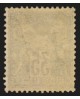 n°93, variété "couleur de fond décalée", Sage 35c violet-noir, oblitéré - TB