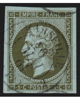 n°11, Napoléon 1c olive, oblitéré càd MARSEILLE - TTB