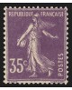 n°142b, Semeuse camée, 35c violet, Type II, neuf ** sans charnière - TB