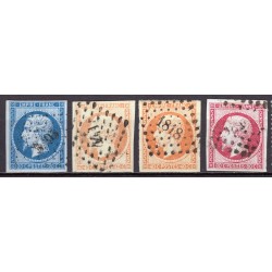 France 1849/1875 Superbe collection timbres Napoléon Cérès, 1er choix COTE 860€